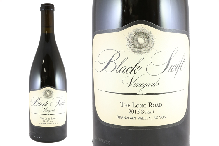 Black Swift Vineyards 2015 The Long Road Syrah