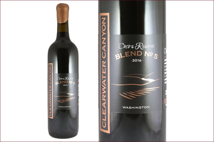 Clearwater Canyon Cellars 2016 Cocos Reserve No. 5 bottle