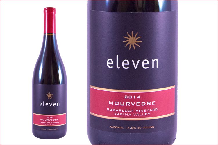 Eleven Winery 2014 Sugarloaf Vineyard Mourvedre wine bottle