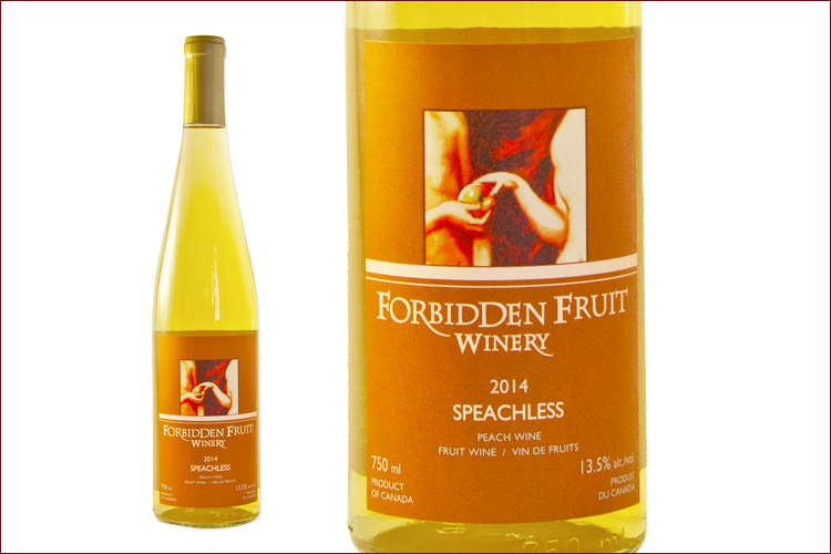 Forbidden Fruit Winery 2014 Speachless wine bottle
