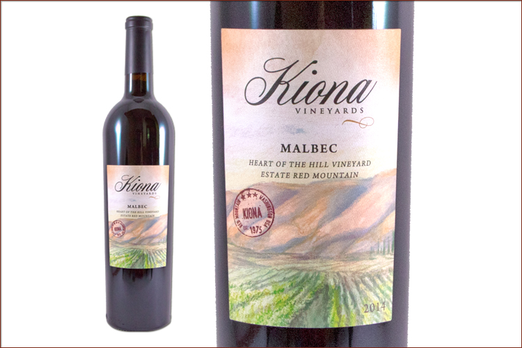Kiona Vineyards & Winery 2014 Estate Red Mountain Malbec