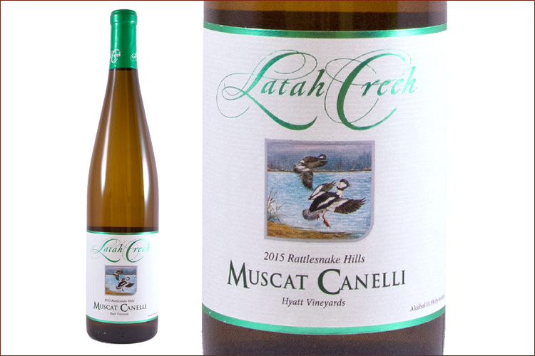 Latah Creek Wine Cellars 2015 Muscat Canelli