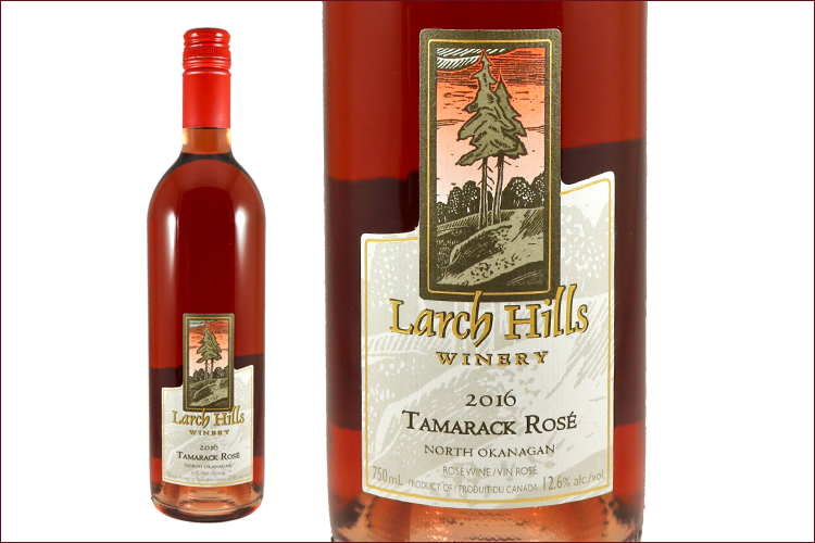 Larch Hills Winery 2016 Tamarack Ros wine bottle