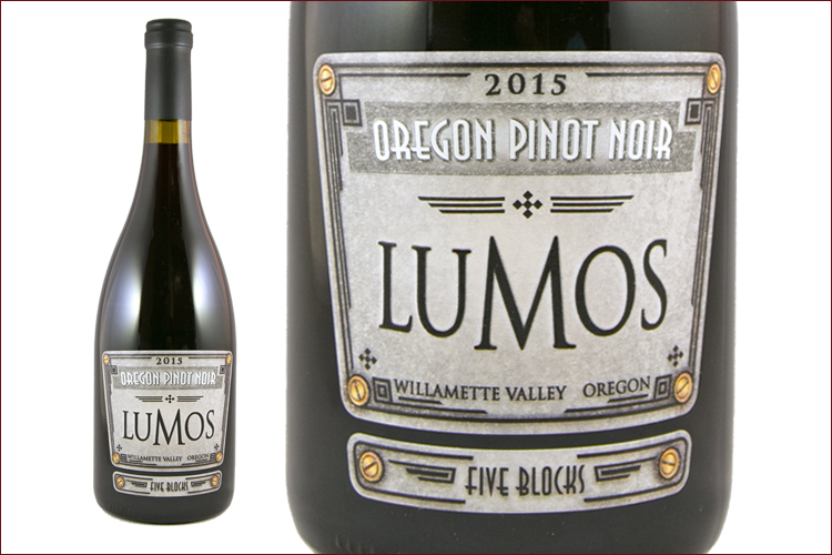 Lumos Wine Co. 2015 Five Blocks Pinot Noir