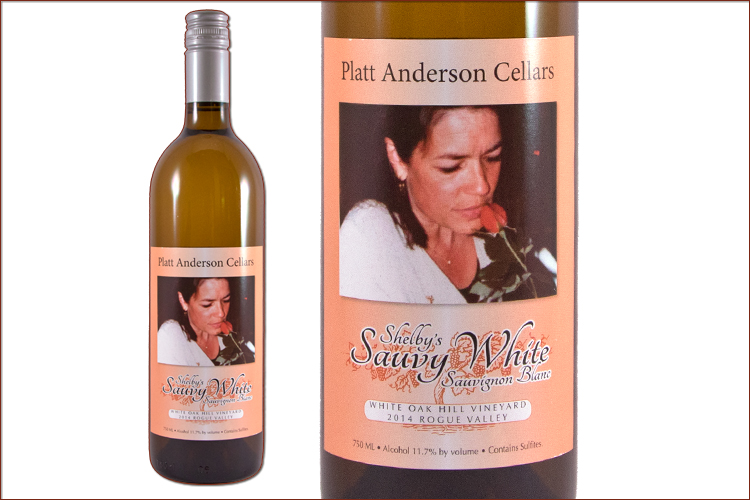 Platt Anderson Cellars 2014 Shelbys Sauvy White Sauvignon Blanc wine bottle