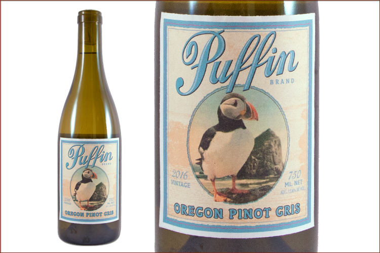 Puffin Wines 2016 Pinot Gris