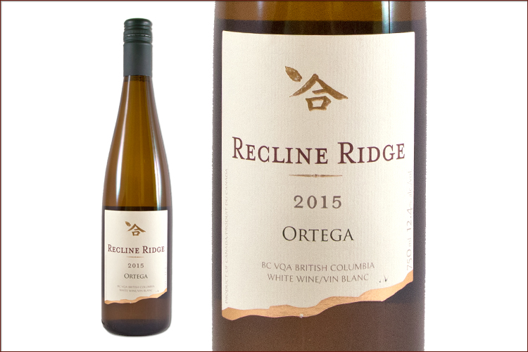 Recline Ridge Vineyards & Winery 2015 Ortega