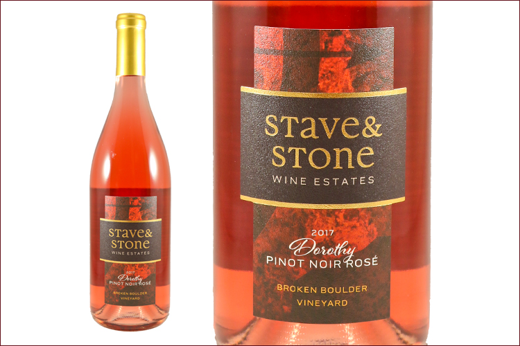 Stave & Stone Winery 2017 Dorothy Ros wine bottle