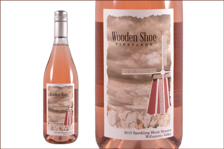 Wooden Shoe Vineyards 2015 Sparkling Blush Moscato