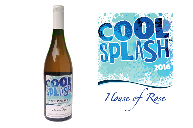 House of Rose Winery 2016 Cool Splash Pinot Gris