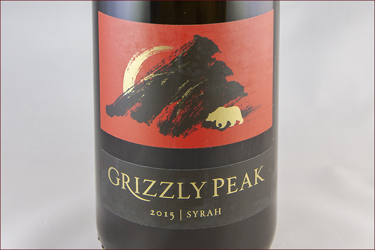 Grizzly Peak Winery 2015 Syrah