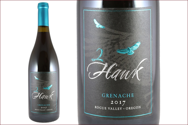 2Hawk Vineyard & Winery 2017 Grenache bottle
