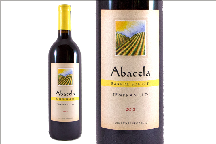 Abacela 2013 Barrel Select Tempranillo wine bottle