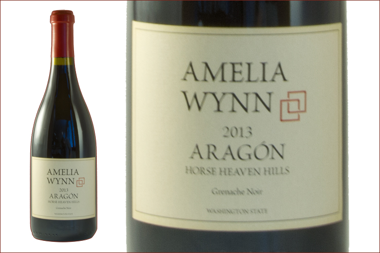Amelia Wynn Winery 2013 Aragon wine bottle