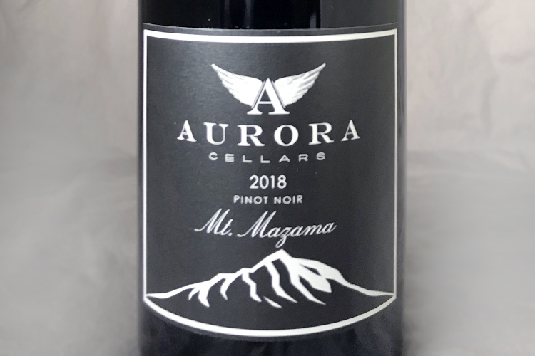 Aurora Cellars 2018 Mt. Mazama Pinot Noir