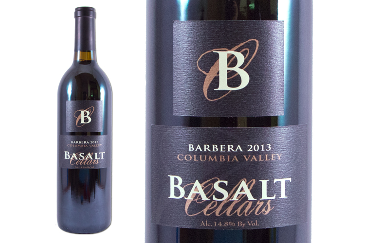 Basalt Cellars 2013 Barbera wine bottle