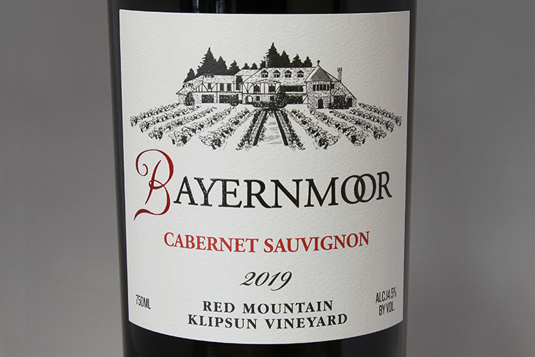 Bayernmoor Cellars 2019 Red Mountain Cabernet Sauvignon