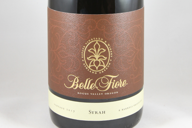 Belle Fiore Winery 2017 Syrah