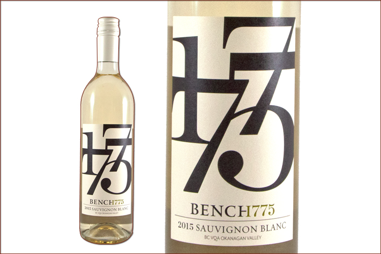 Bench 1775 Winery 2015 Sauvignon Blanc wine bottle
