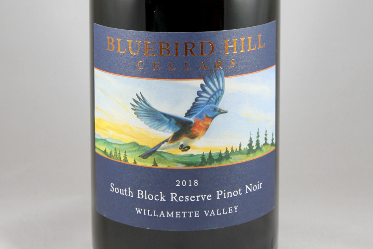 Bluebird Hill Cellars 2018 South Block Reserve Pinot Noir