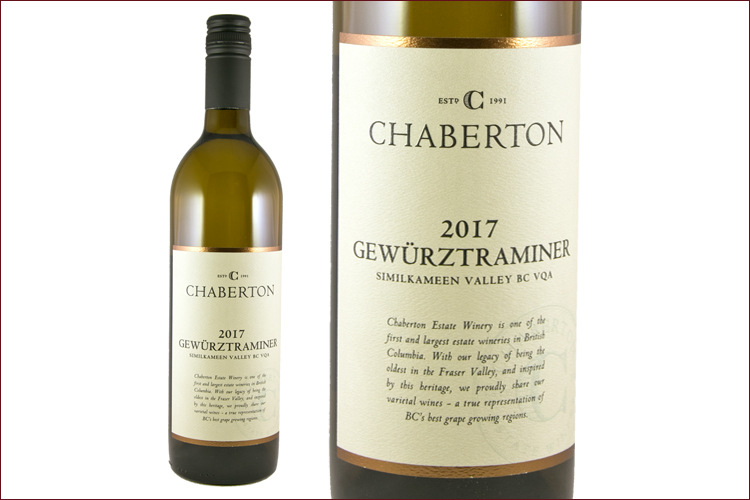 Chaberton Estate Winery 2017 Gewurztraminer
