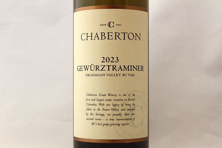 Chaberton Estate Winery 2023 Gewurztraminer