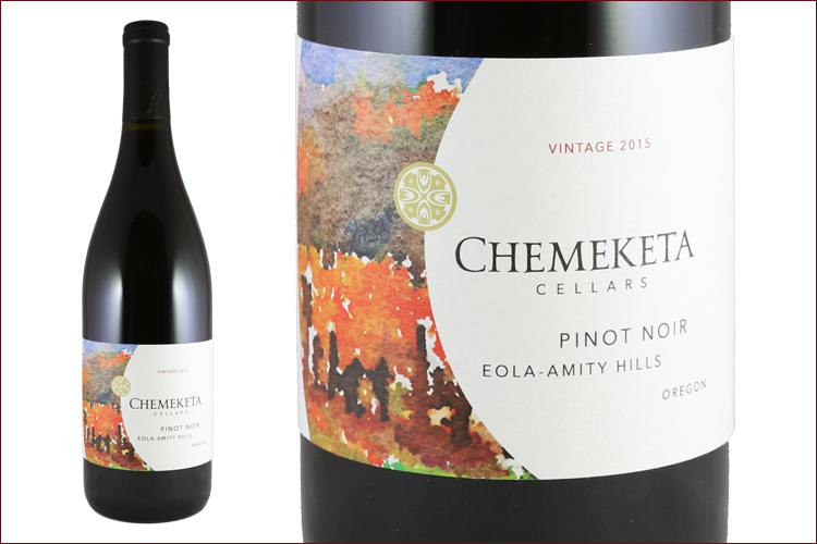 Chemeketa Cellars 2015 Pinot Noir bottle