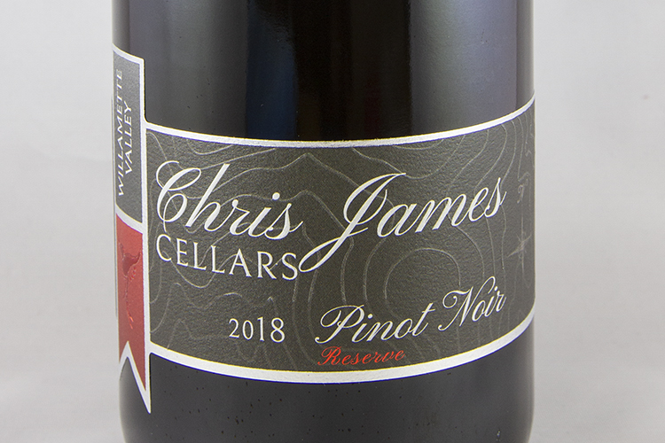 Chris James Cellars 2018 Reserve Pinot Noir