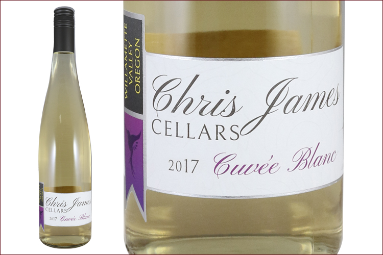 Chris James Cellars 2017 Cuvee Blanc bottle