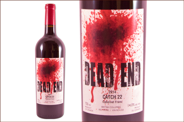 Dead End Cellars 2014 Catch 22 Cabernet Franc wine bottle