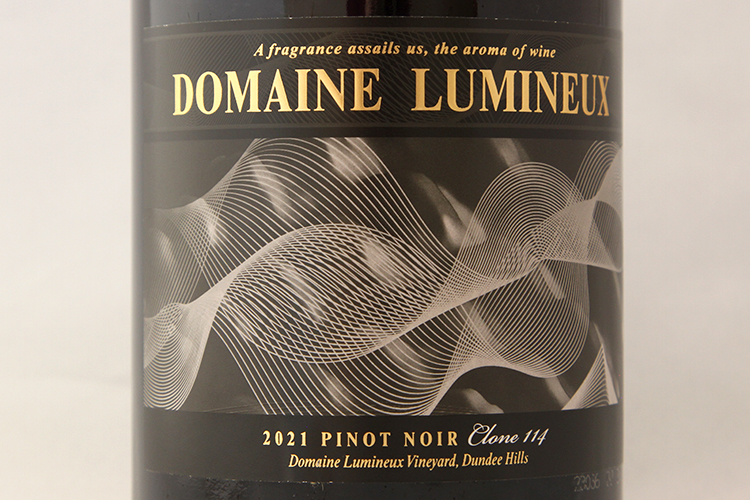 Domaine Lumineux 2021 Clone 114 Pinot Noir