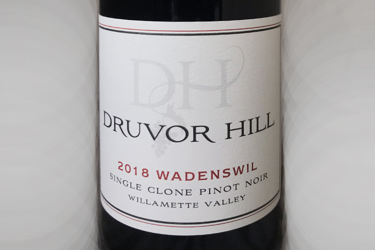 Druvor Hill 2018 Pinot Noir Wadenswil