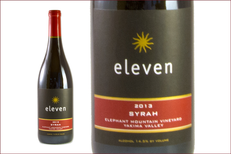 Eleven Winery 2013 Syrah wine bottle