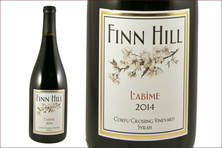 Finn Hill Winery 2014 L�abime Syrah wine bottle