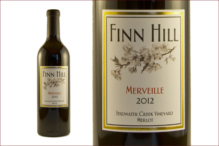 Finn Hill 2012 Merveille Merlot bottle