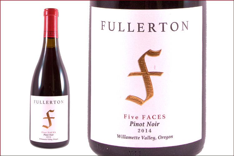 Fullerton Wines 2014 Five Faces Pinot Noir