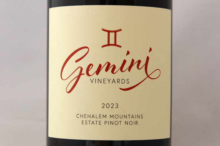 Gemini Vineyards 2023 Estate Pinot Noir