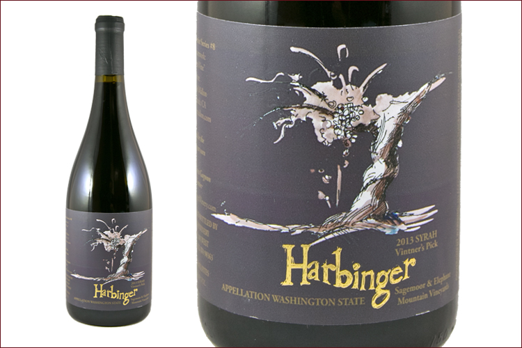 Harbinger Winery 2013 Syrah wine bottle