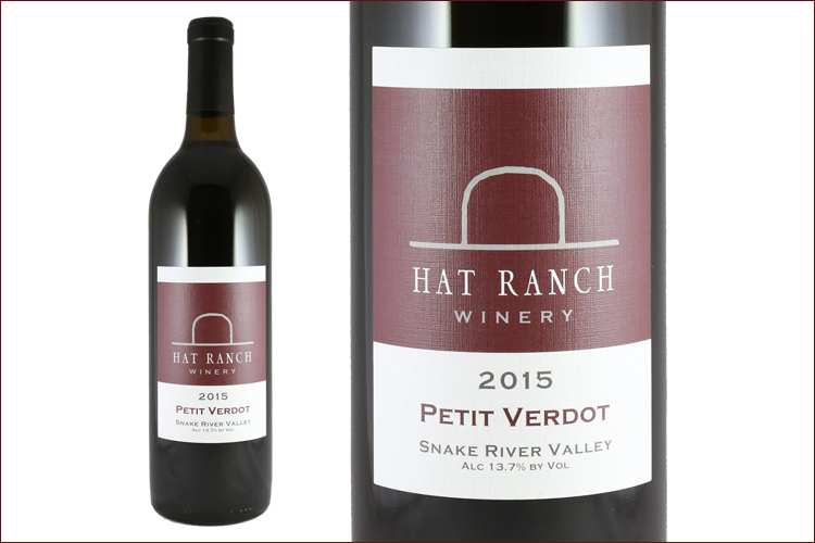 Hat Ranch Winery 2015 Petit Verdot bottle
