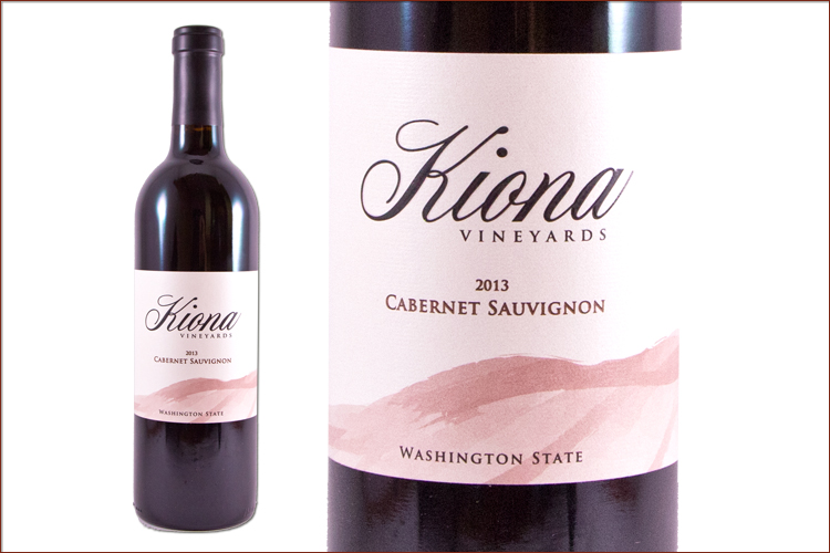 Kiona Vineyards & Winery 2013 Washington State Cabernet Sauvignon wine bottle