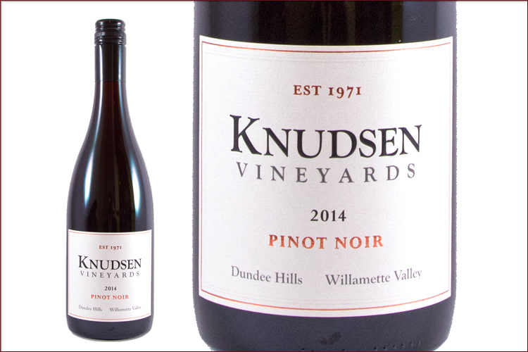 Knudsen Vineyards 2014 Pinot Noir wine bottle