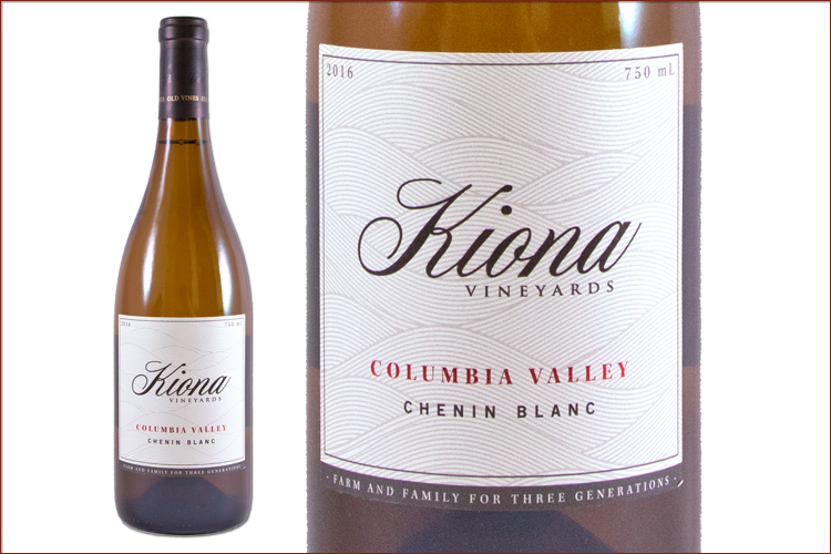 Kiona Vineyards & Winery 2016 Columbia Valley Chenin Blanc wine bottle