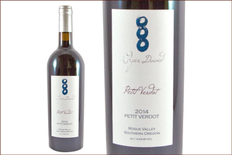 Ledger David Cellars 2014 Estate Petit Verdot wine bottle
