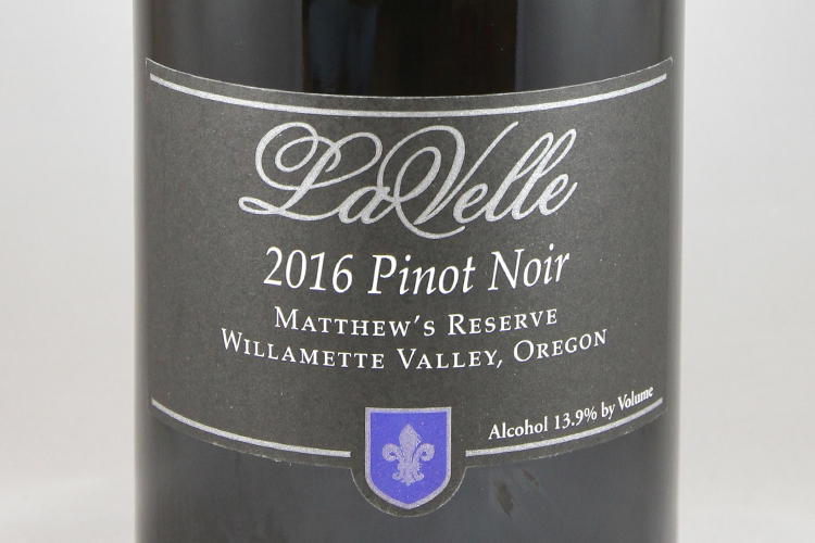 LaVelle Vineyards 2016 Matthew's Reserve Pinot Noir