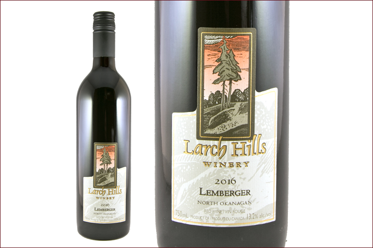 Larch Hills Winery 2016 Lemberger wine bottle