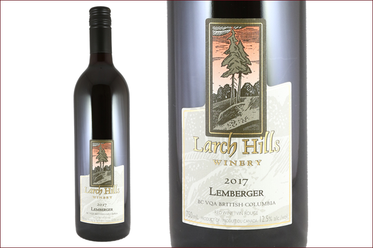 Larch Hills Winery 2017 Lemberger bottle