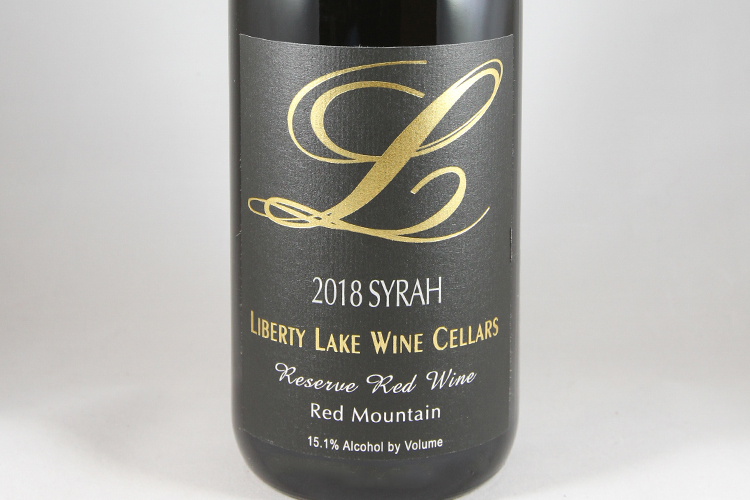 Liberty Lake Wine Cellars 2018 Reserve Syrah