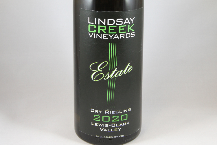 Lindsay Creek Vineyards 2020 Estate Dry Riesling