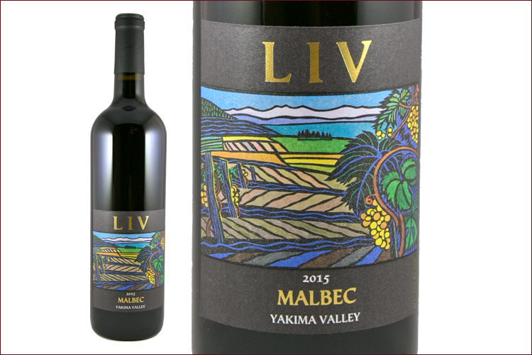 Lopez Island Vineyards 2015 Malbec wine bottle