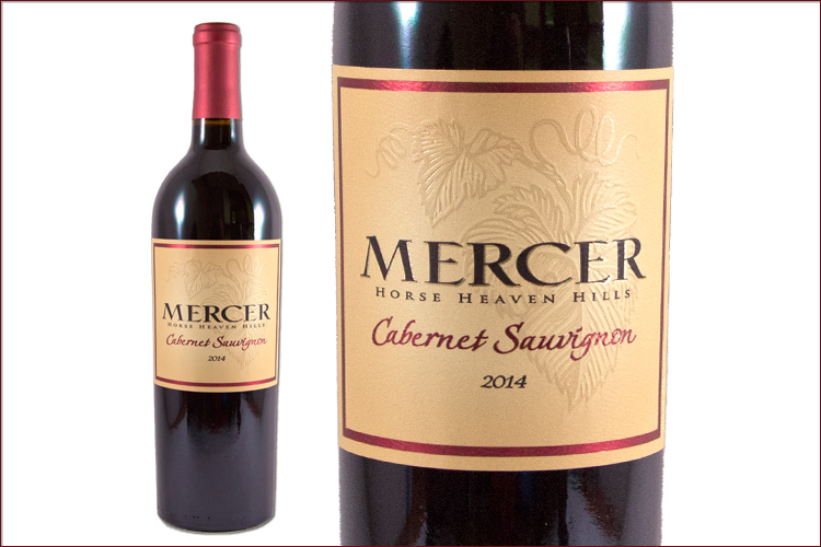 Mercer Estates Winery 2014 Cabernet Sauvignon wine bottle